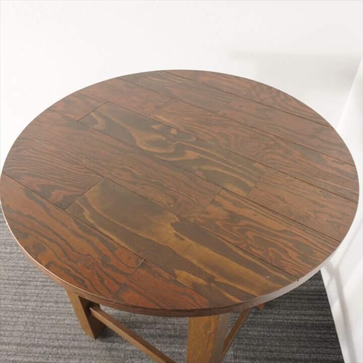 木製丸ハイテーブル Φ1000 H1050 (1)