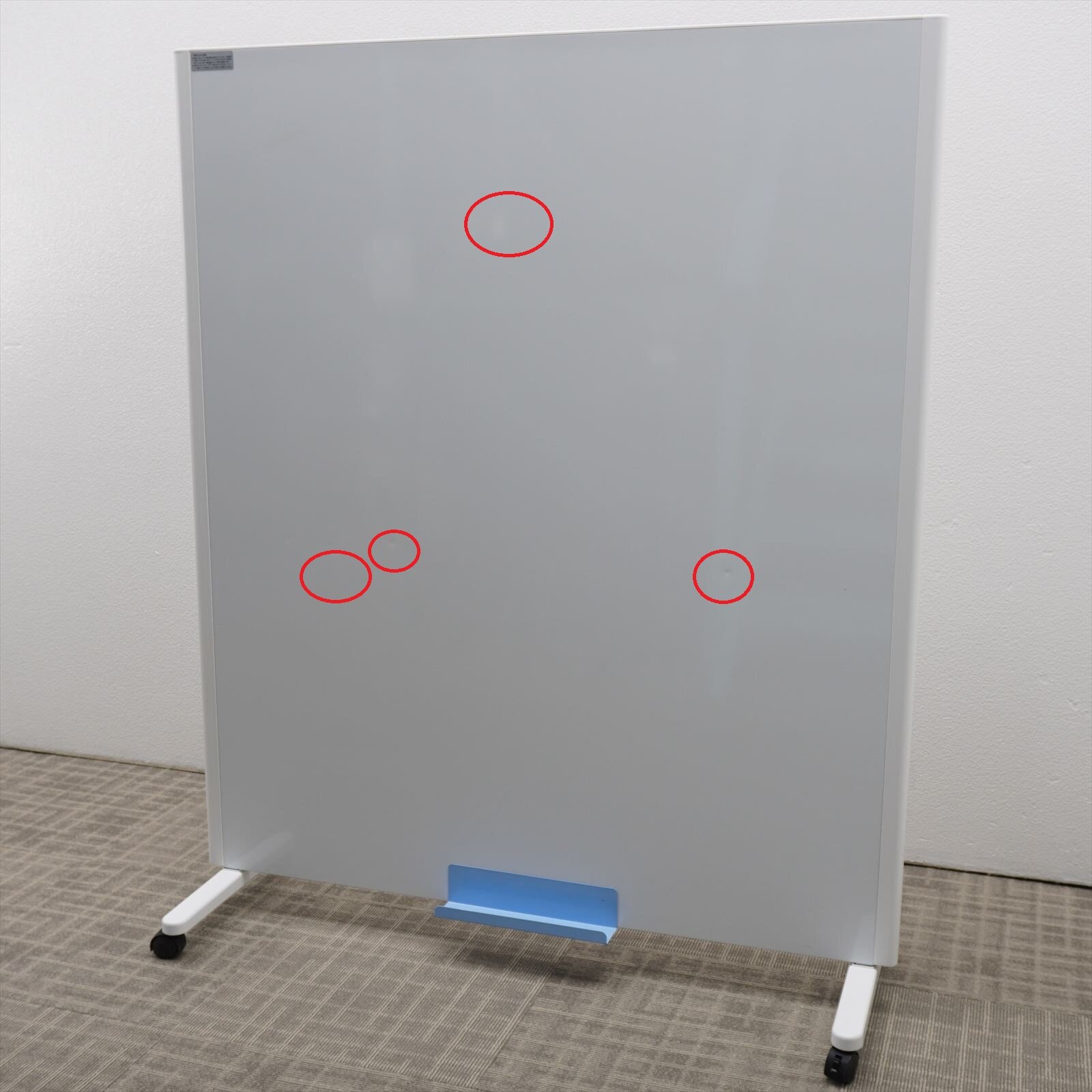 コクヨ パーティション 片面ホワイトボード キャスター付 W1230 H1500 (2)