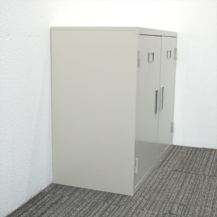 プラス 両開き書庫 W880 D400 H730 