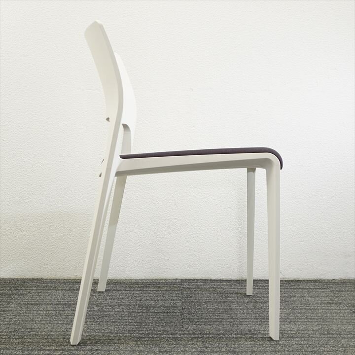 アルペール ジュノ ダイニングチェア パープル／ホワイト