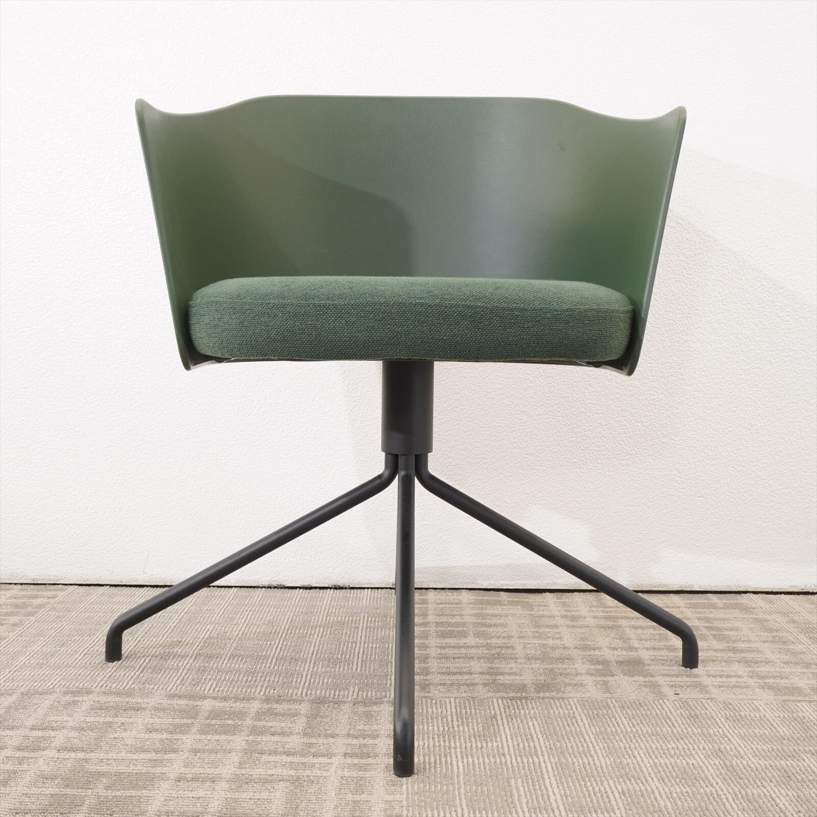 コクヨ コーデ ミーティングチェア ディープグリーン 3脚セット