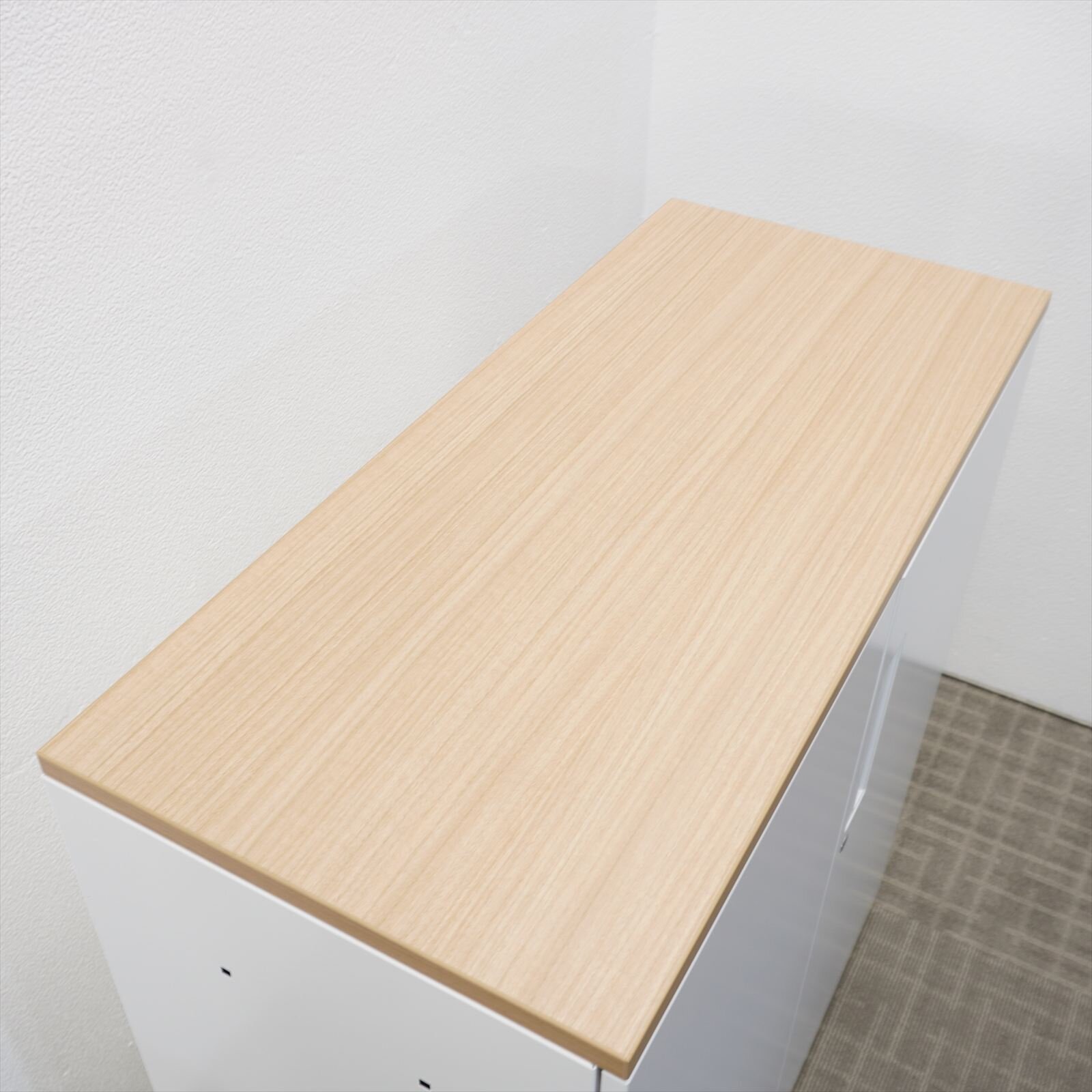 コクヨ エディア 両開き書庫 天板付 W900 D400 H985