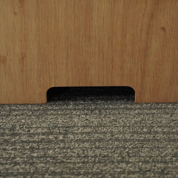 【自社便対応】木製サイドボード イトーキ インフューズ 3連 W2395