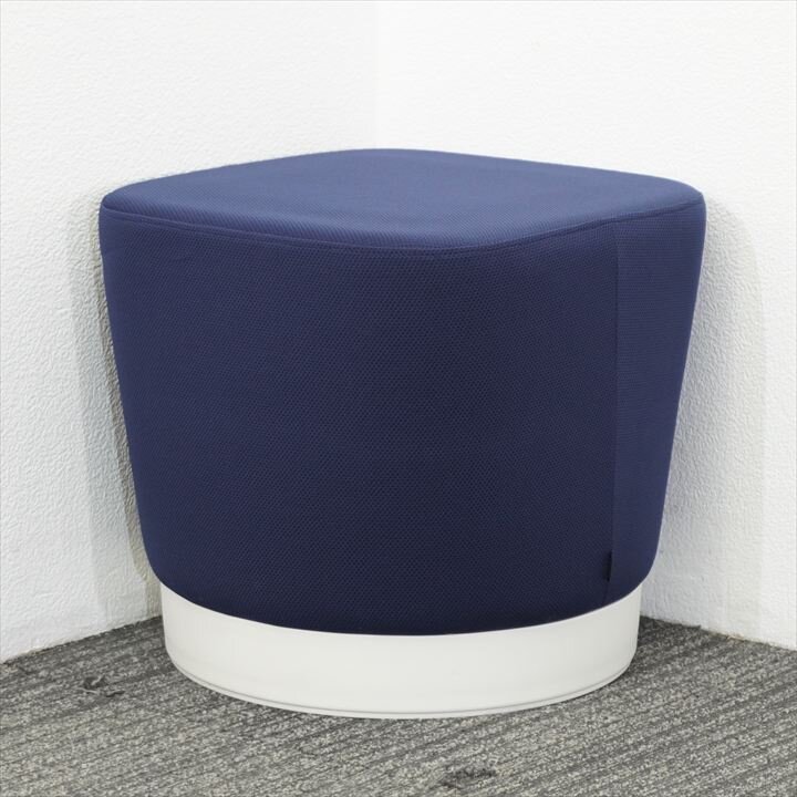 オカムラ メロウ スツール 四角形 インディゴ