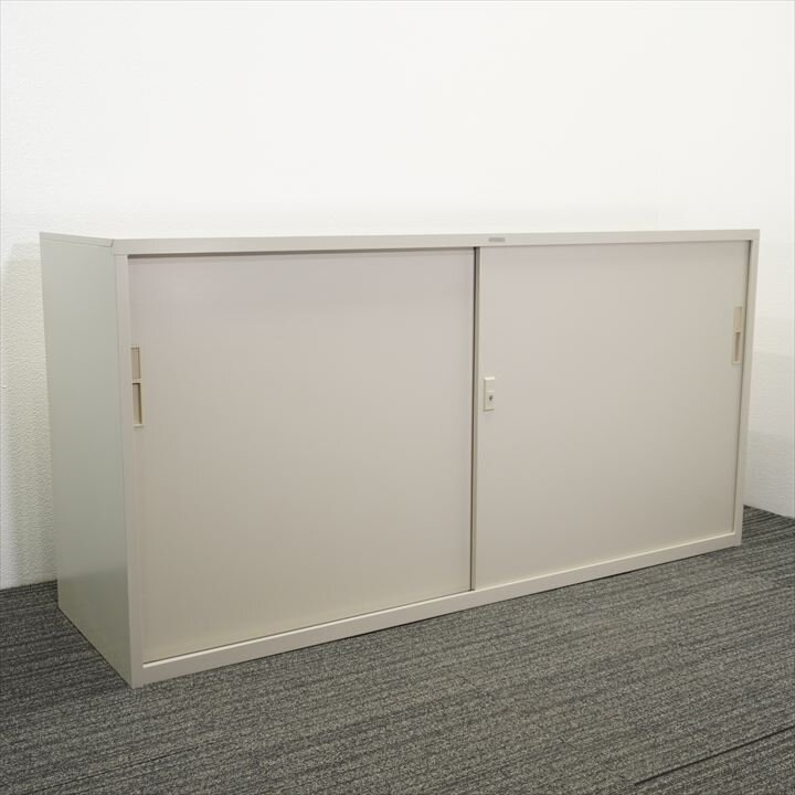 ライオン スチール扉引戸書庫 W1760D515H880