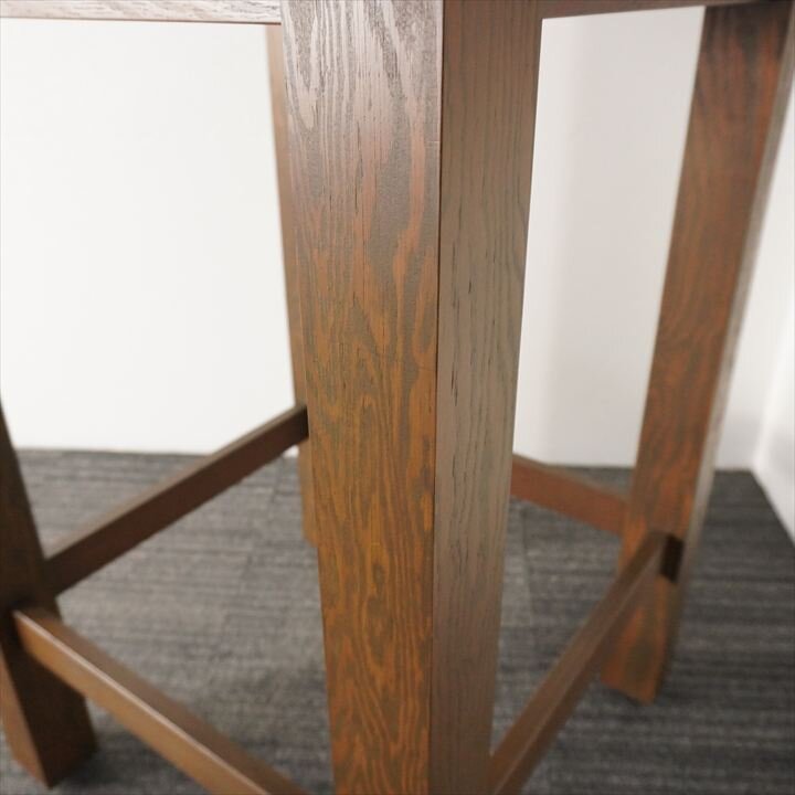 木製丸ハイテーブル Φ1000 H1050 (1)