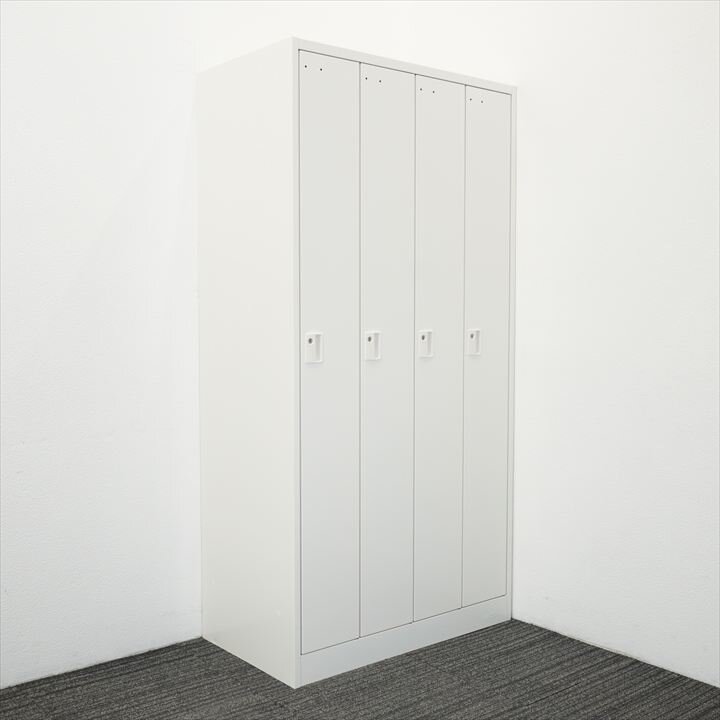 オカムラ FZ－W 4人用ロッカー ホワイト