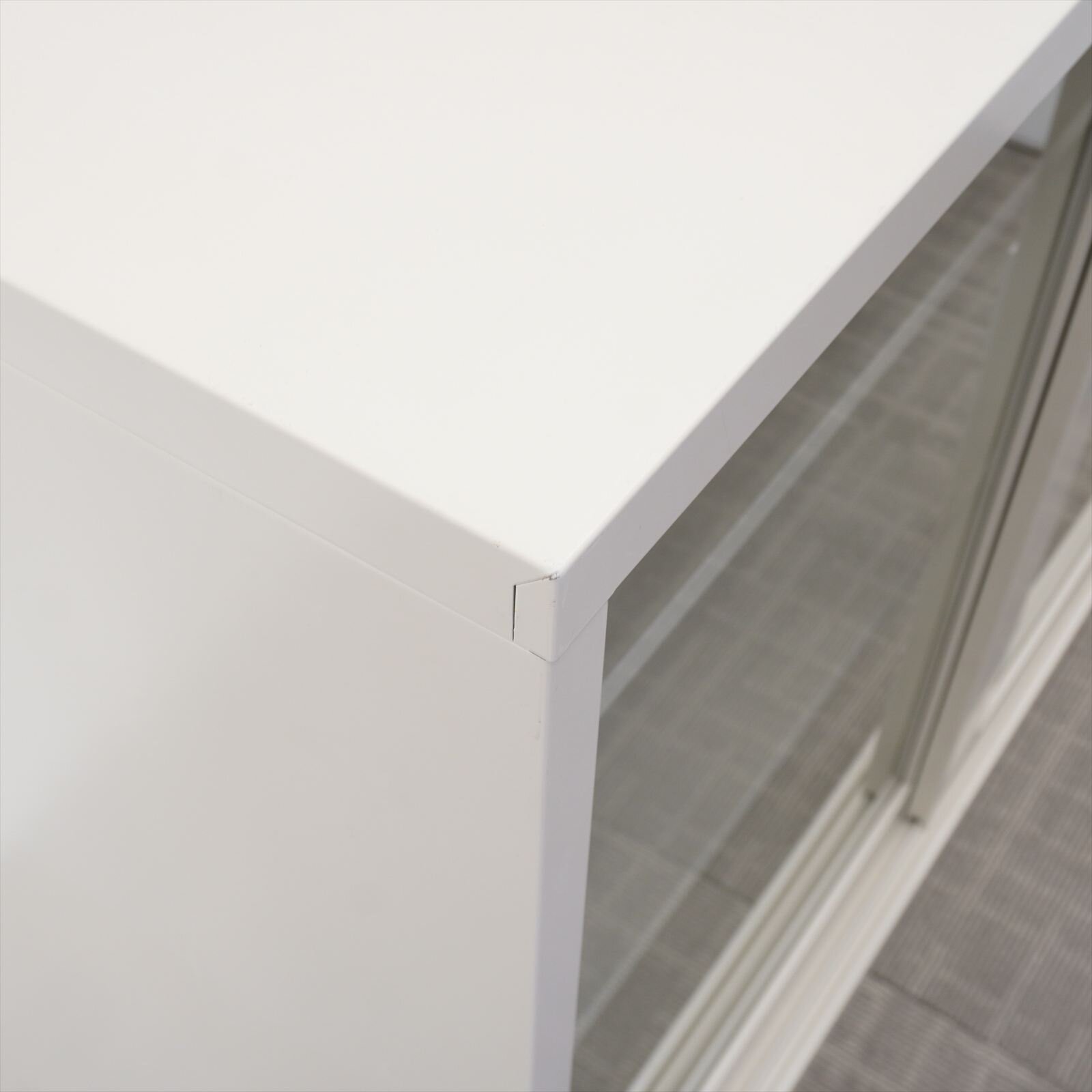 ライオン ガラス引戸書庫 W1200D400H880